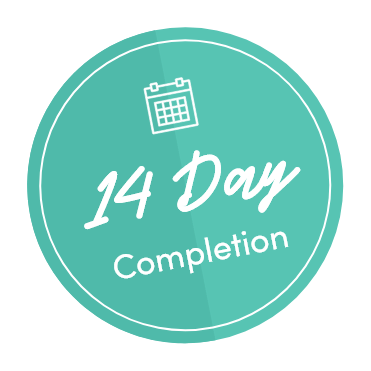14 Day completion sticker